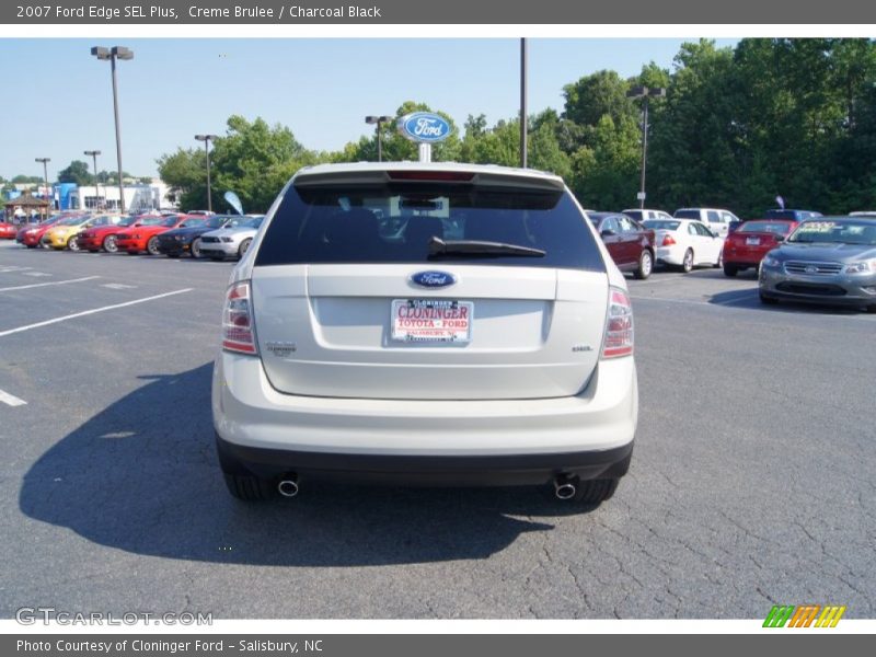 Creme Brulee / Charcoal Black 2007 Ford Edge SEL Plus