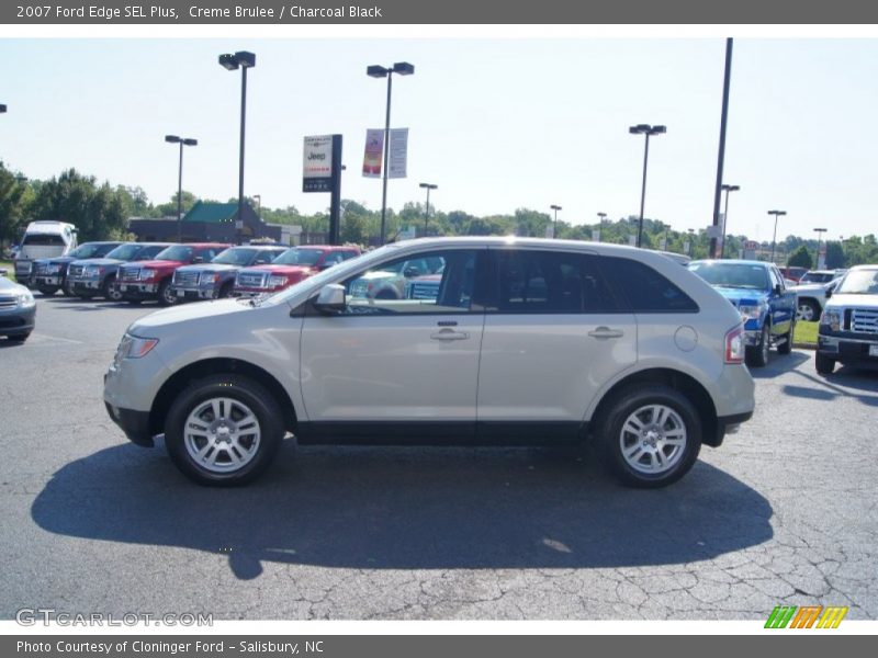 Creme Brulee / Charcoal Black 2007 Ford Edge SEL Plus