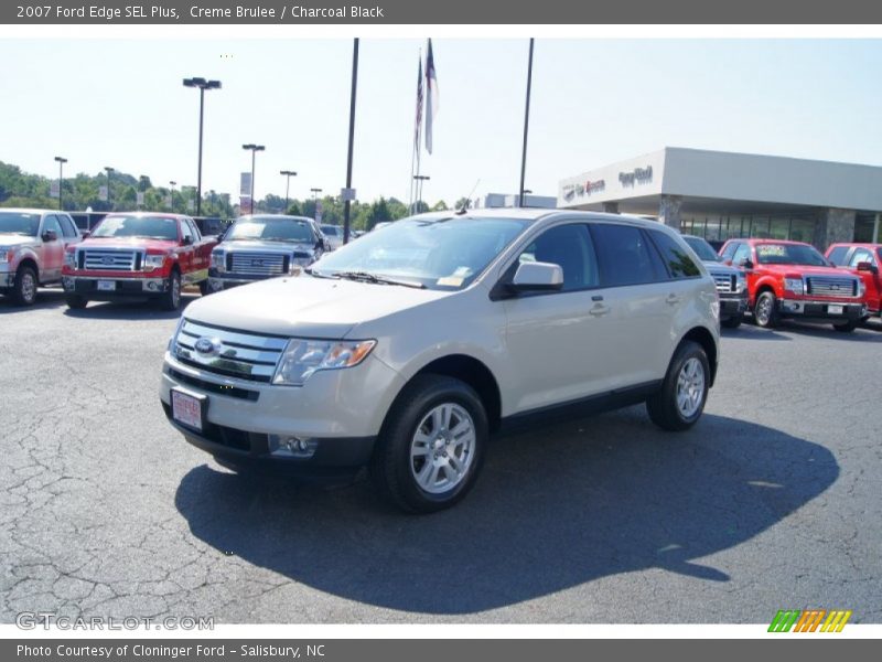Creme Brulee / Charcoal Black 2007 Ford Edge SEL Plus