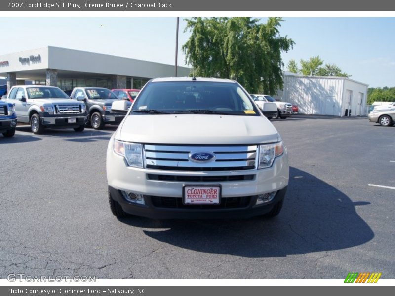 Creme Brulee / Charcoal Black 2007 Ford Edge SEL Plus