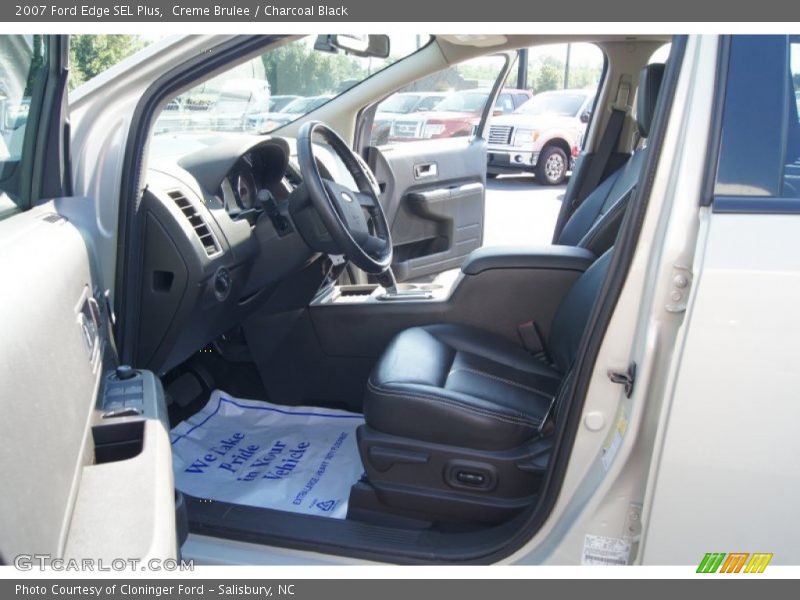 Creme Brulee / Charcoal Black 2007 Ford Edge SEL Plus