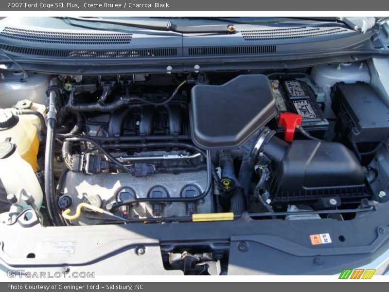 Creme Brulee / Charcoal Black 2007 Ford Edge SEL Plus
