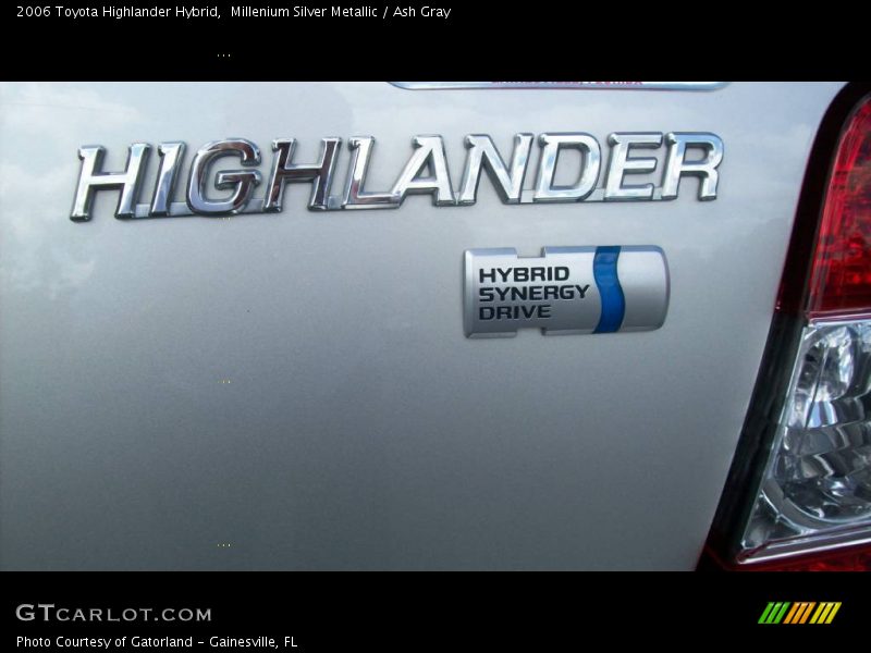 Millenium Silver Metallic / Ash Gray 2006 Toyota Highlander Hybrid