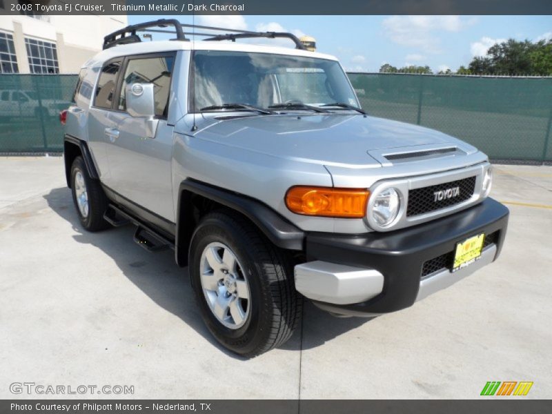 Titanium Metallic / Dark Charcoal 2008 Toyota FJ Cruiser