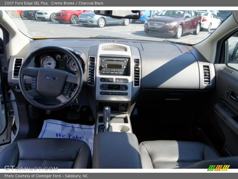 Creme Brulee / Charcoal Black 2007 Ford Edge SEL Plus