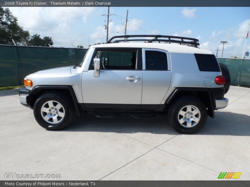 Titanium Metallic / Dark Charcoal 2008 Toyota FJ Cruiser