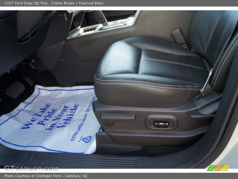 Creme Brulee / Charcoal Black 2007 Ford Edge SEL Plus