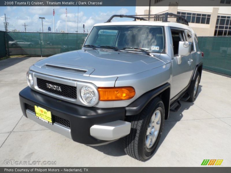 Titanium Metallic / Dark Charcoal 2008 Toyota FJ Cruiser