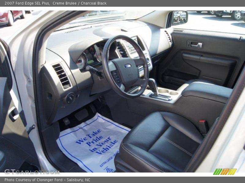 Creme Brulee / Charcoal Black 2007 Ford Edge SEL Plus
