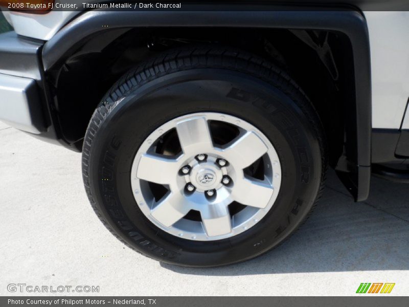 Titanium Metallic / Dark Charcoal 2008 Toyota FJ Cruiser