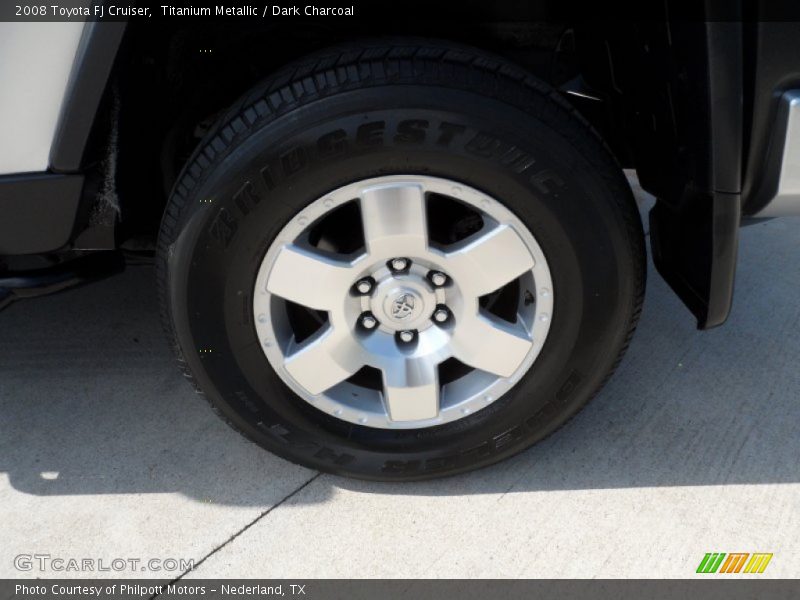 Titanium Metallic / Dark Charcoal 2008 Toyota FJ Cruiser
