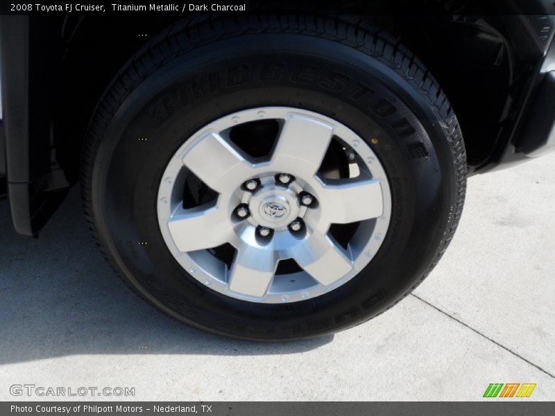 Titanium Metallic / Dark Charcoal 2008 Toyota FJ Cruiser