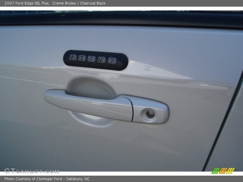 Creme Brulee / Charcoal Black 2007 Ford Edge SEL Plus