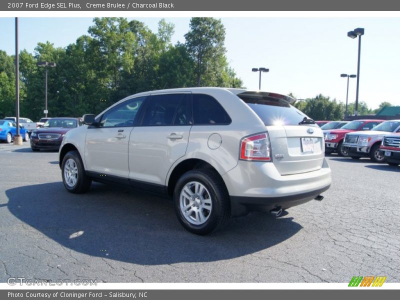 Creme Brulee / Charcoal Black 2007 Ford Edge SEL Plus