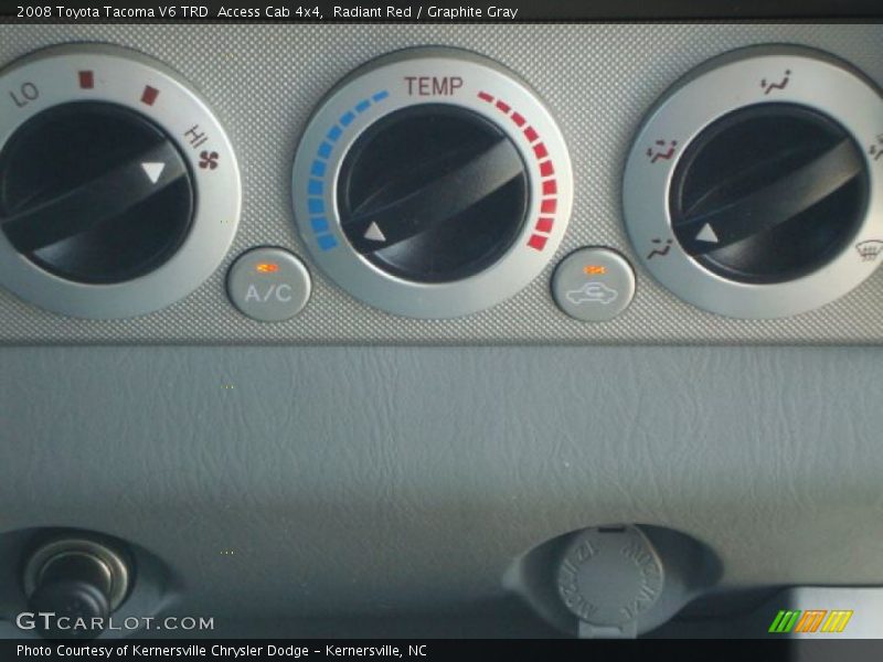 Radiant Red / Graphite Gray 2008 Toyota Tacoma V6 TRD  Access Cab 4x4