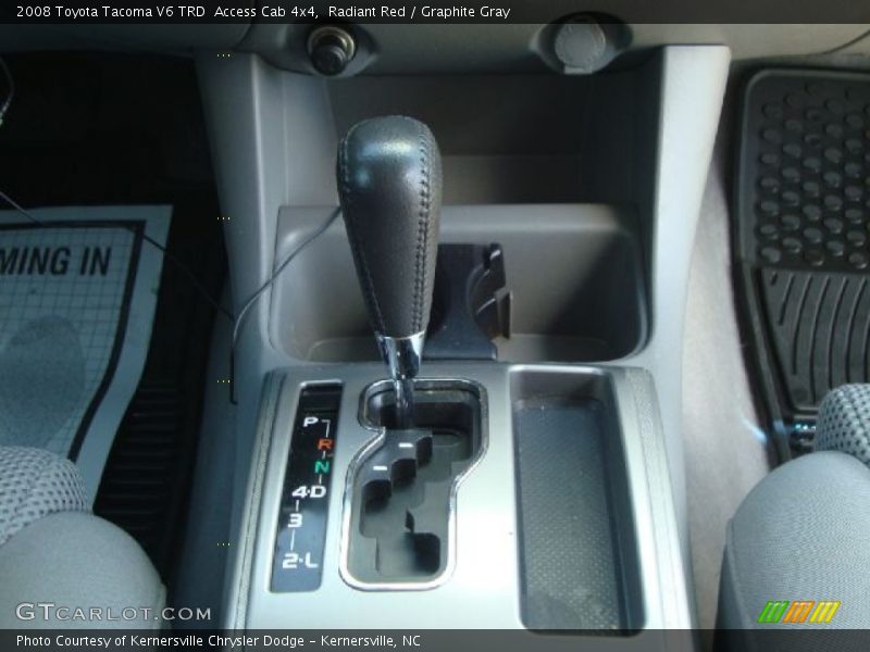 Radiant Red / Graphite Gray 2008 Toyota Tacoma V6 TRD  Access Cab 4x4
