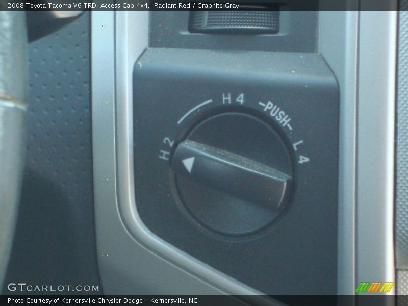 Radiant Red / Graphite Gray 2008 Toyota Tacoma V6 TRD  Access Cab 4x4