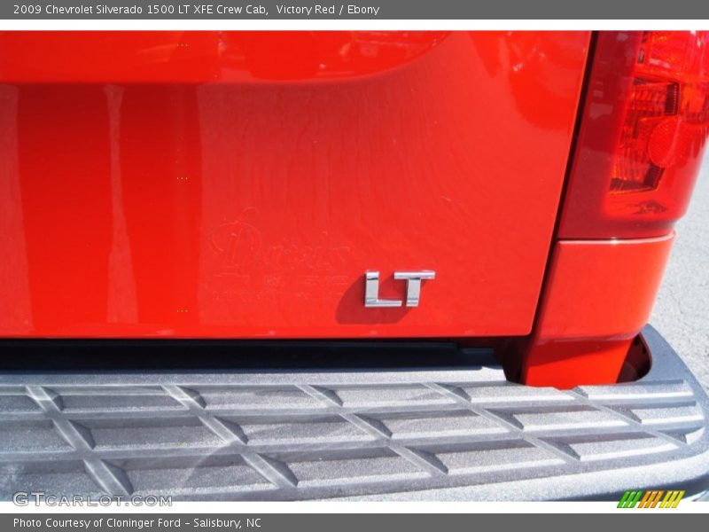 Victory Red / Ebony 2009 Chevrolet Silverado 1500 LT XFE Crew Cab