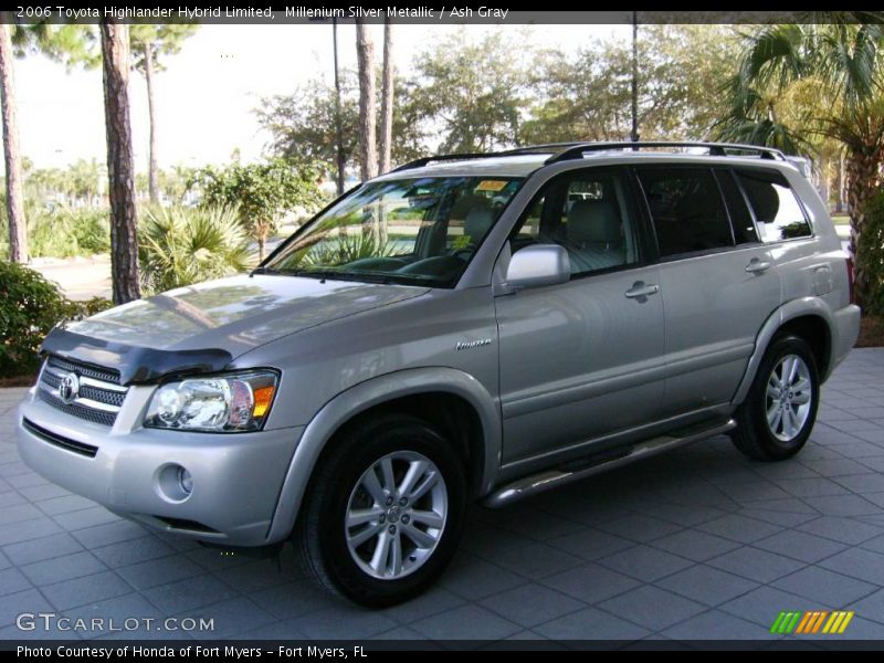 Millenium Silver Metallic / Ash Gray 2006 Toyota Highlander Hybrid Limited