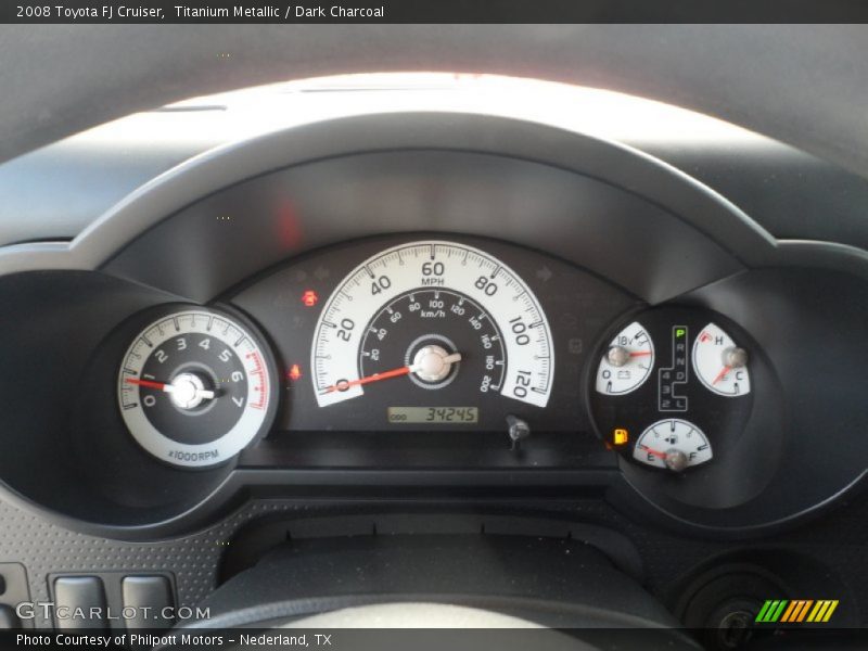 Titanium Metallic / Dark Charcoal 2008 Toyota FJ Cruiser