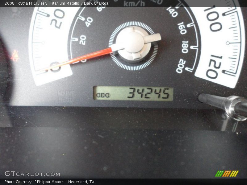 Titanium Metallic / Dark Charcoal 2008 Toyota FJ Cruiser