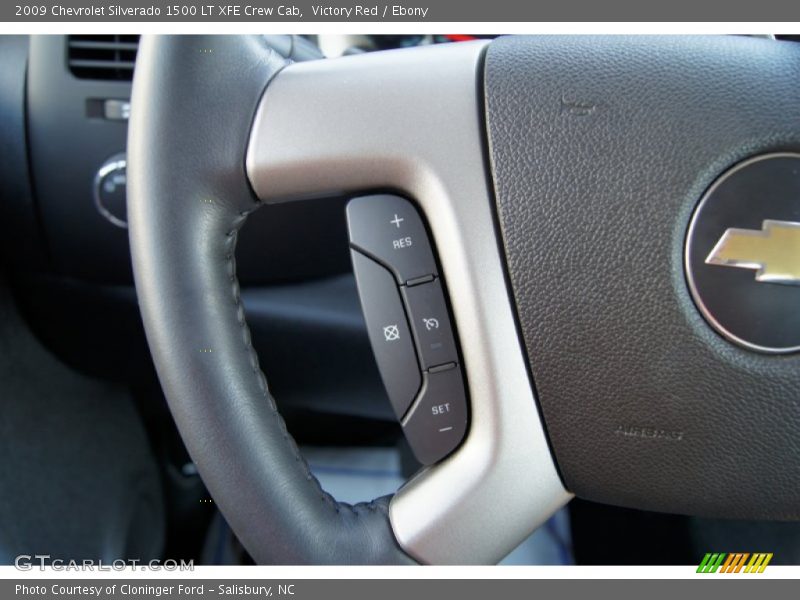 Victory Red / Ebony 2009 Chevrolet Silverado 1500 LT XFE Crew Cab