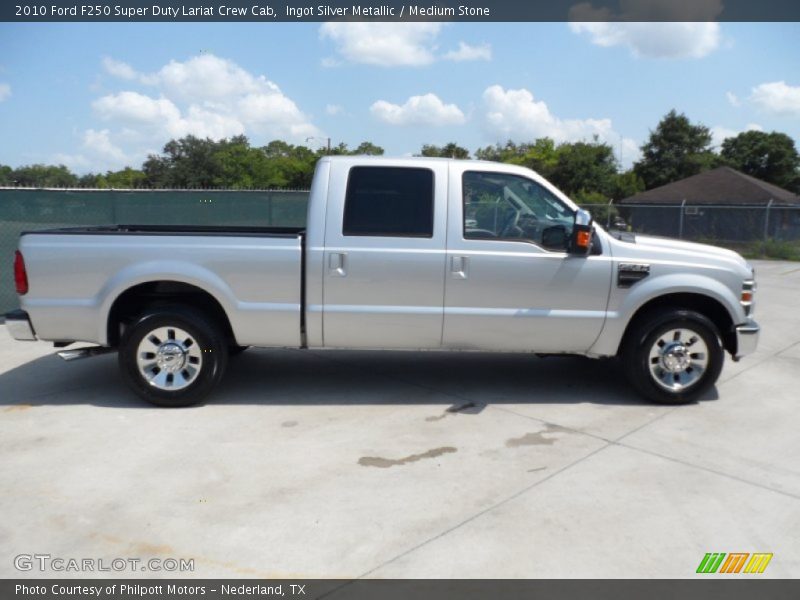  2010 F250 Super Duty Lariat Crew Cab Ingot Silver Metallic