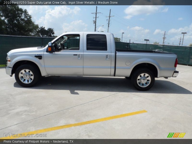  2010 F250 Super Duty Lariat Crew Cab Ingot Silver Metallic