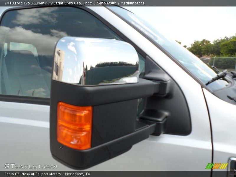 Ingot Silver Metallic / Medium Stone 2010 Ford F250 Super Duty Lariat Crew Cab
