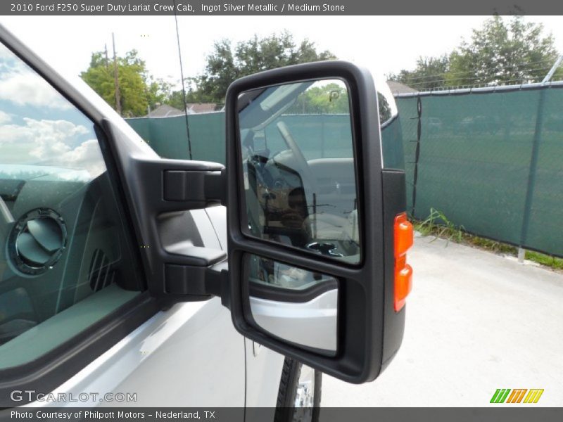 Ingot Silver Metallic / Medium Stone 2010 Ford F250 Super Duty Lariat Crew Cab