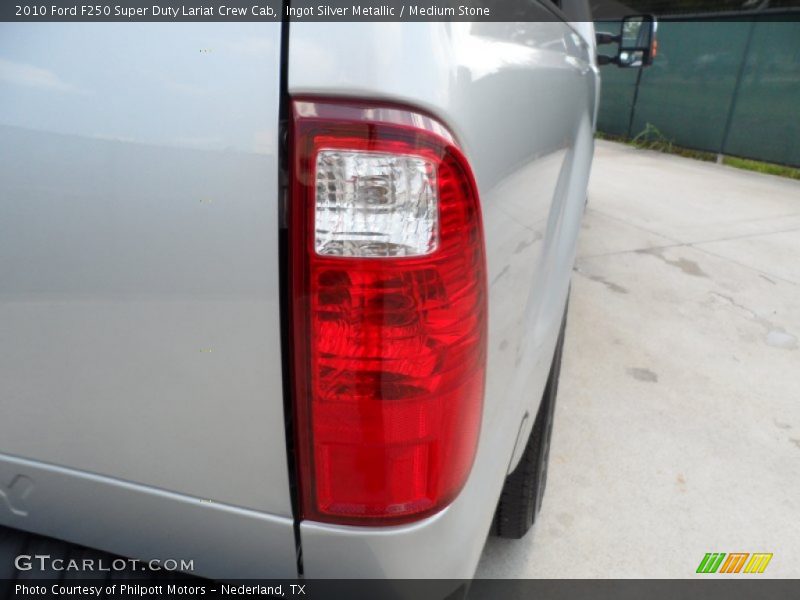 Ingot Silver Metallic / Medium Stone 2010 Ford F250 Super Duty Lariat Crew Cab