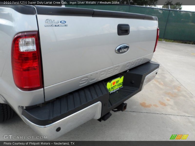 Ingot Silver Metallic / Medium Stone 2010 Ford F250 Super Duty Lariat Crew Cab