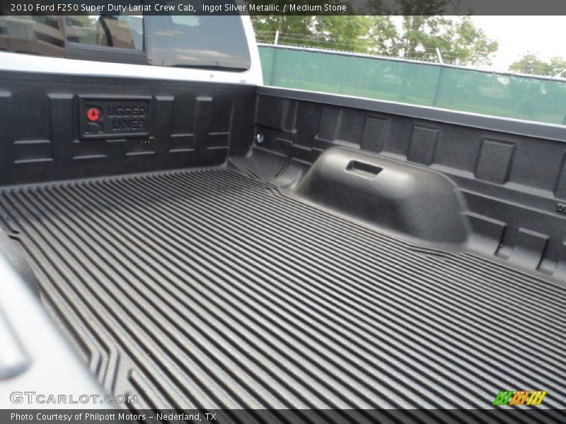 Ingot Silver Metallic / Medium Stone 2010 Ford F250 Super Duty Lariat Crew Cab