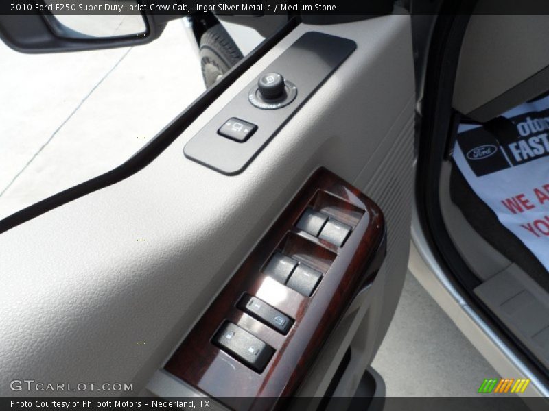 Controls of 2010 F250 Super Duty Lariat Crew Cab