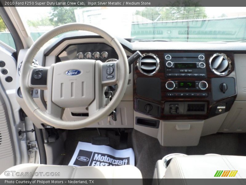 Dashboard of 2010 F250 Super Duty Lariat Crew Cab