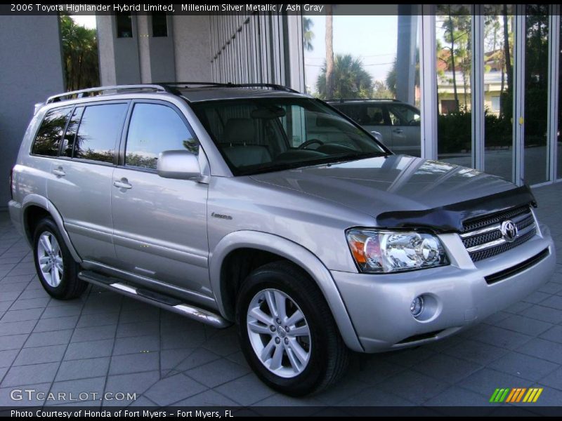 Millenium Silver Metallic / Ash Gray 2006 Toyota Highlander Hybrid Limited