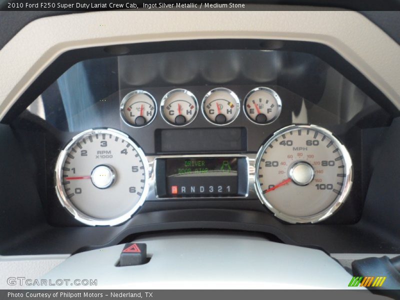  2010 F250 Super Duty Lariat Crew Cab Lariat Crew Cab Gauges