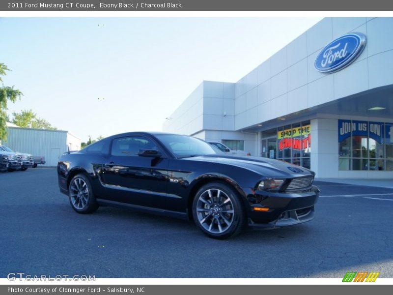 Ebony Black / Charcoal Black 2011 Ford Mustang GT Coupe