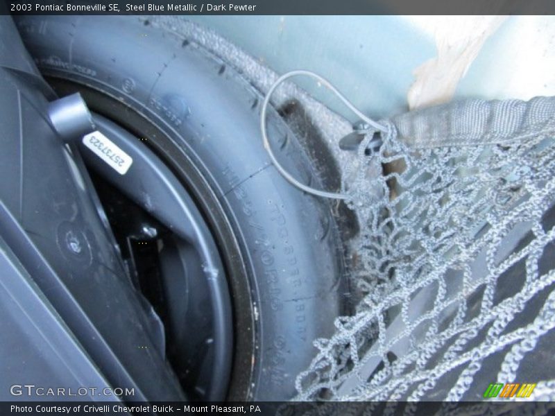 Steel Blue Metallic / Dark Pewter 2003 Pontiac Bonneville SE