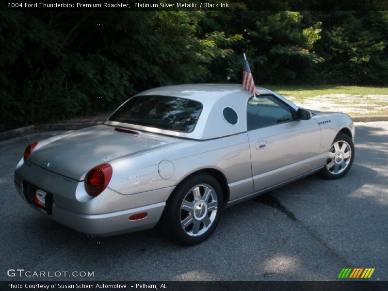 Platinum Silver Metallic / Black Ink 2004 Ford Thunderbird Premium Roadster