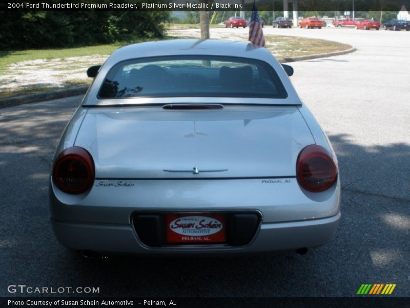 Platinum Silver Metallic / Black Ink 2004 Ford Thunderbird Premium Roadster