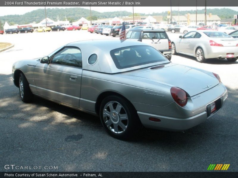 Platinum Silver Metallic / Black Ink 2004 Ford Thunderbird Premium Roadster