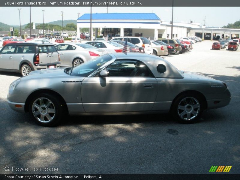 Platinum Silver Metallic / Black Ink 2004 Ford Thunderbird Premium Roadster