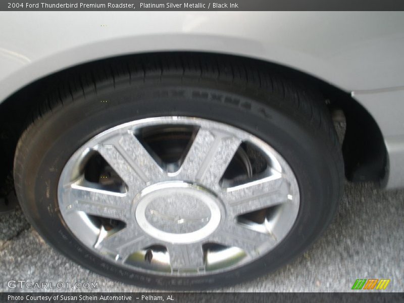 Platinum Silver Metallic / Black Ink 2004 Ford Thunderbird Premium Roadster