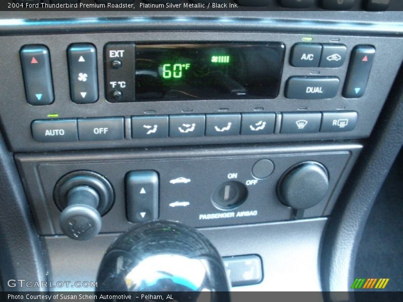 Platinum Silver Metallic / Black Ink 2004 Ford Thunderbird Premium Roadster
