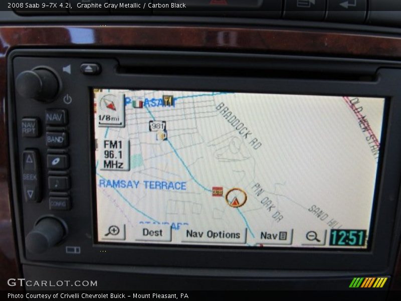 Graphite Gray Metallic / Carbon Black 2008 Saab 9-7X 4.2i