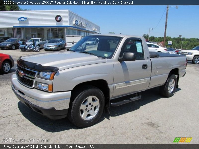 Silver Birch Metallic / Dark Charcoal 2006 Chevrolet Silverado 1500 LT Regular Cab 4x4