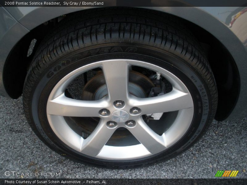 Sly Gray / Ebony/Sand 2008 Pontiac Solstice Roadster