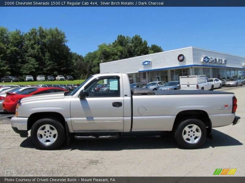 Silver Birch Metallic / Dark Charcoal 2006 Chevrolet Silverado 1500 LT Regular Cab 4x4