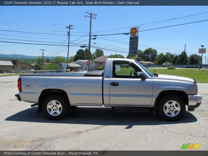 Silver Birch Metallic / Dark Charcoal 2006 Chevrolet Silverado 1500 LT Regular Cab 4x4